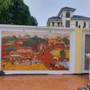 Tranh ghép mảnh đồng quê H3