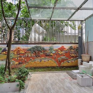 Tranh ghép mảnh đồng quê H2
