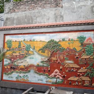 Alternative view of Tranh ghép mảnh đồng quê H2