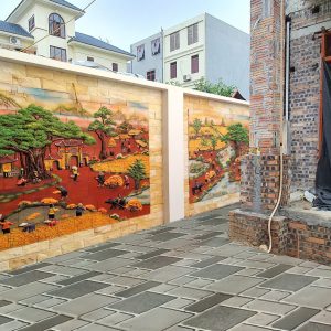 Alternative view of Tranh ghép mảnh đồng quê H1