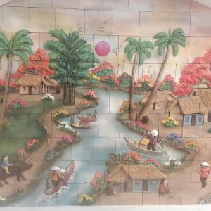 Tranh ghép mảnh đồng quê H10