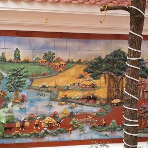 Tranh ghép mảnh đồng quê H7