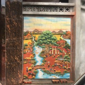 Tranh ghép mảnh nghệ thuật sơn thủy