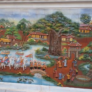 Tranh ghép mảnh nghệ thuật sơn thủy