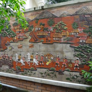 Tranh ghép mảnh cách điệu