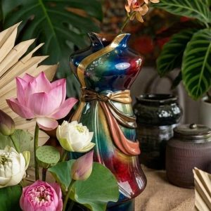 Lọ hoa dáng xuân kinh bắc cao 20cm